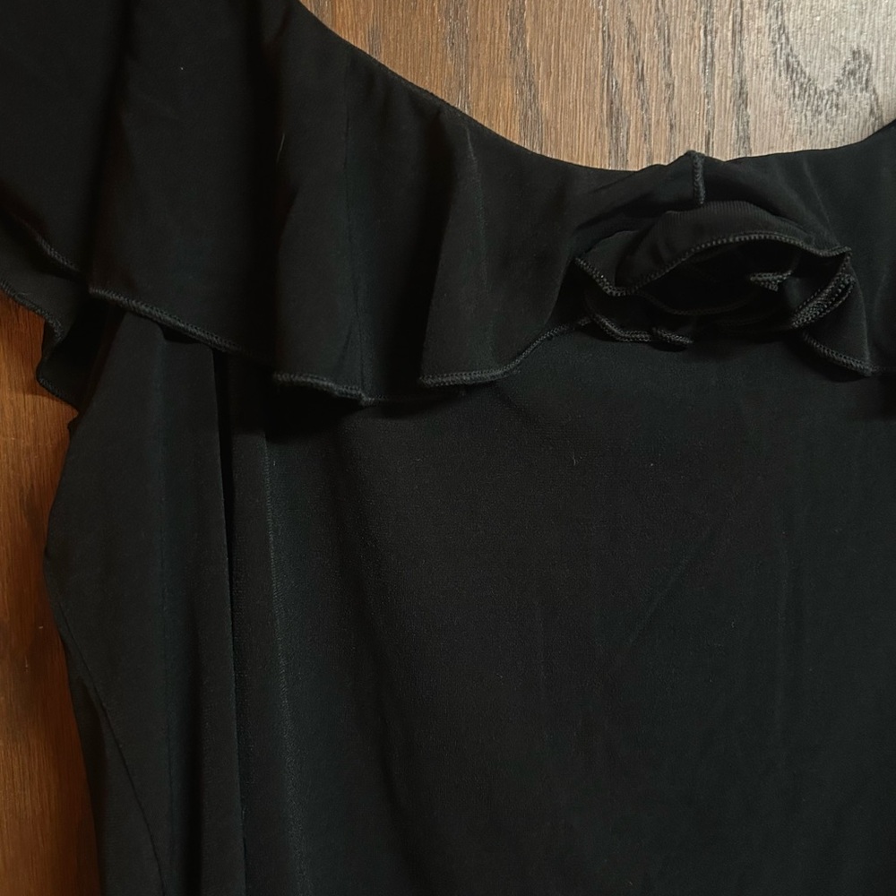 Torrid Black Ruffle Blouse - Picture 2 of 3
